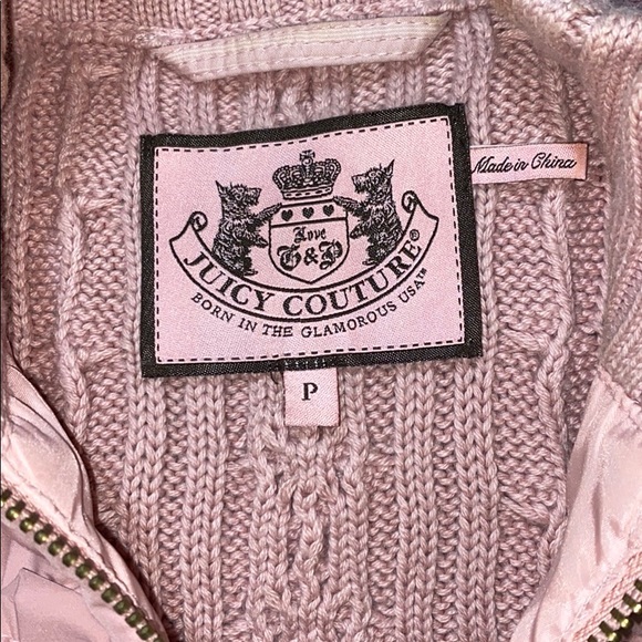 Juicy Couture Knit & Down Ruffled Puffer Vest - Picture 8 of 9